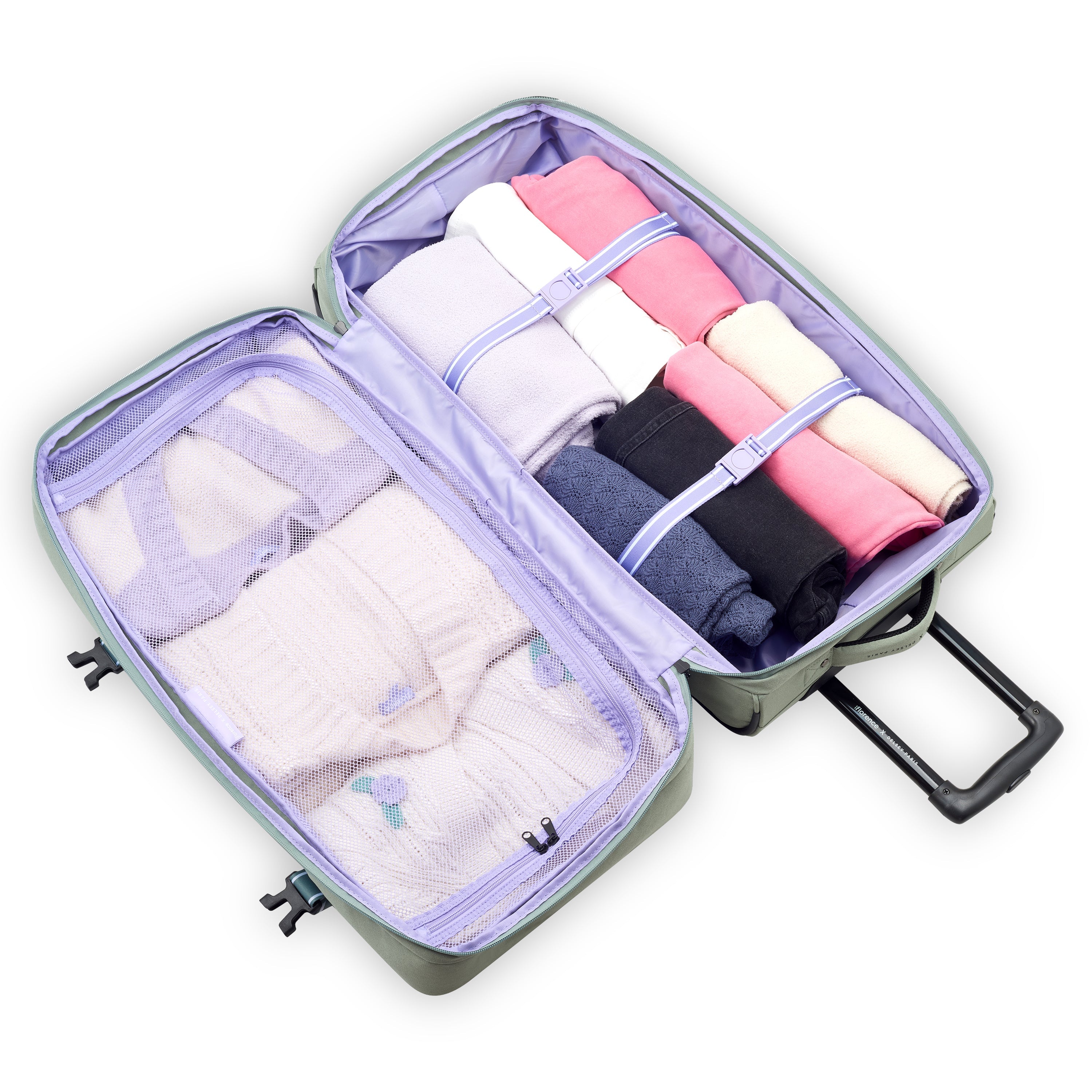 ON A ROLL Sac de Voyage 2 roues 71 CM VERT SAUGE