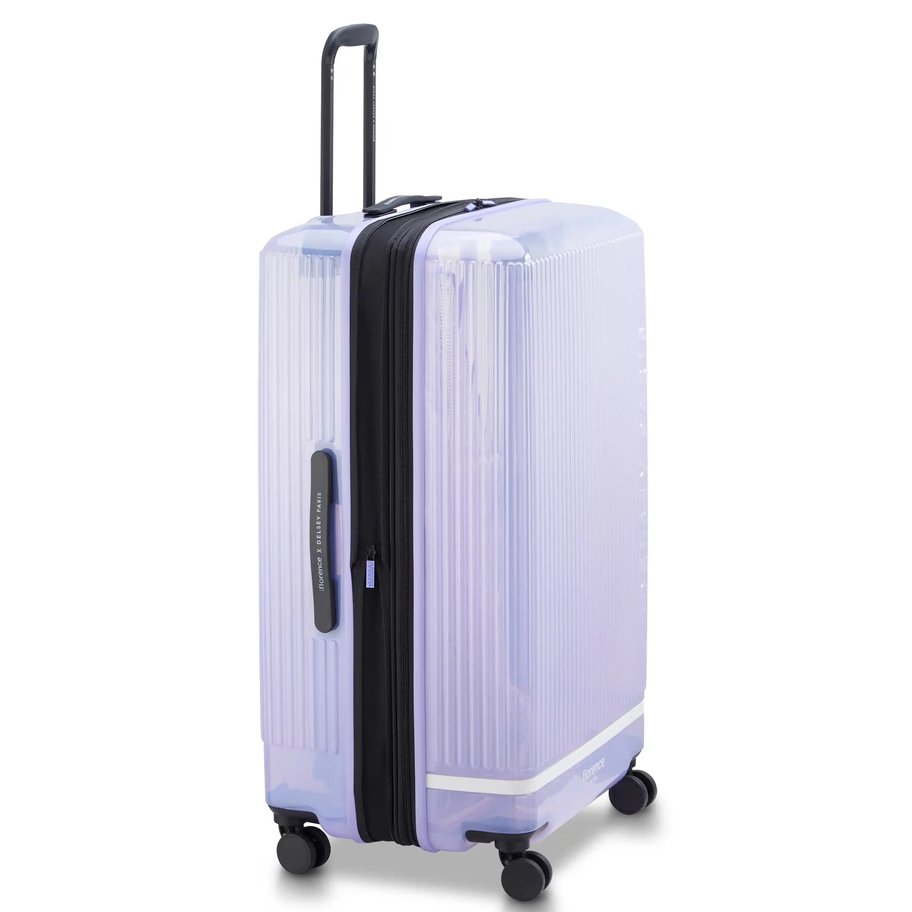 GOTTA GLOW Valise Soute 78 CM VIOLET TRANSLUCIDE