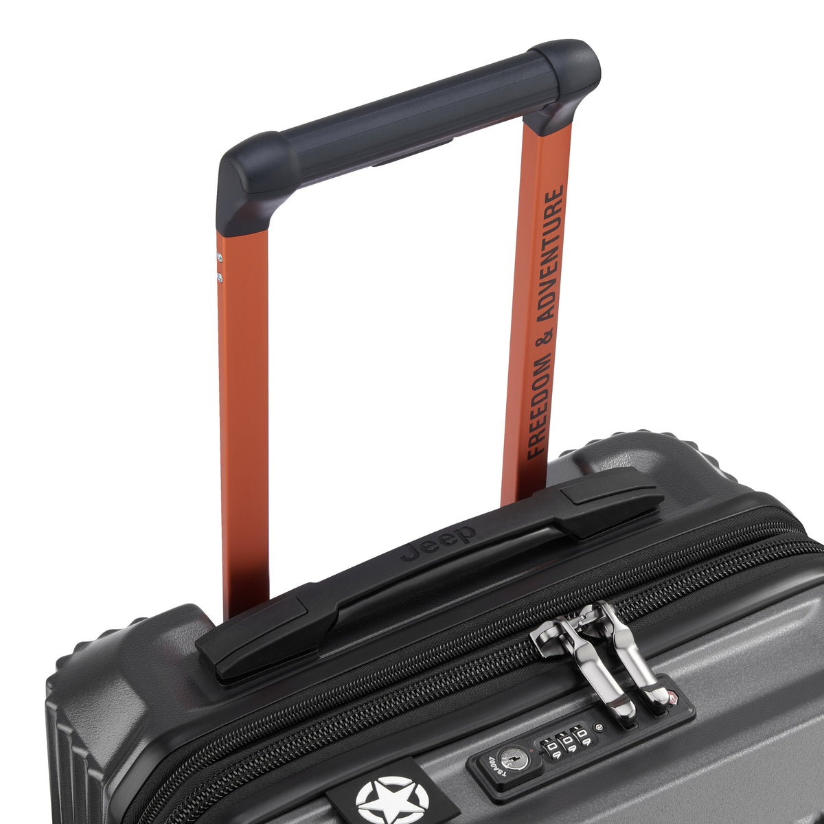 JH001A | 23-Inch Expandable Carry-On Suitcase, Anthracite