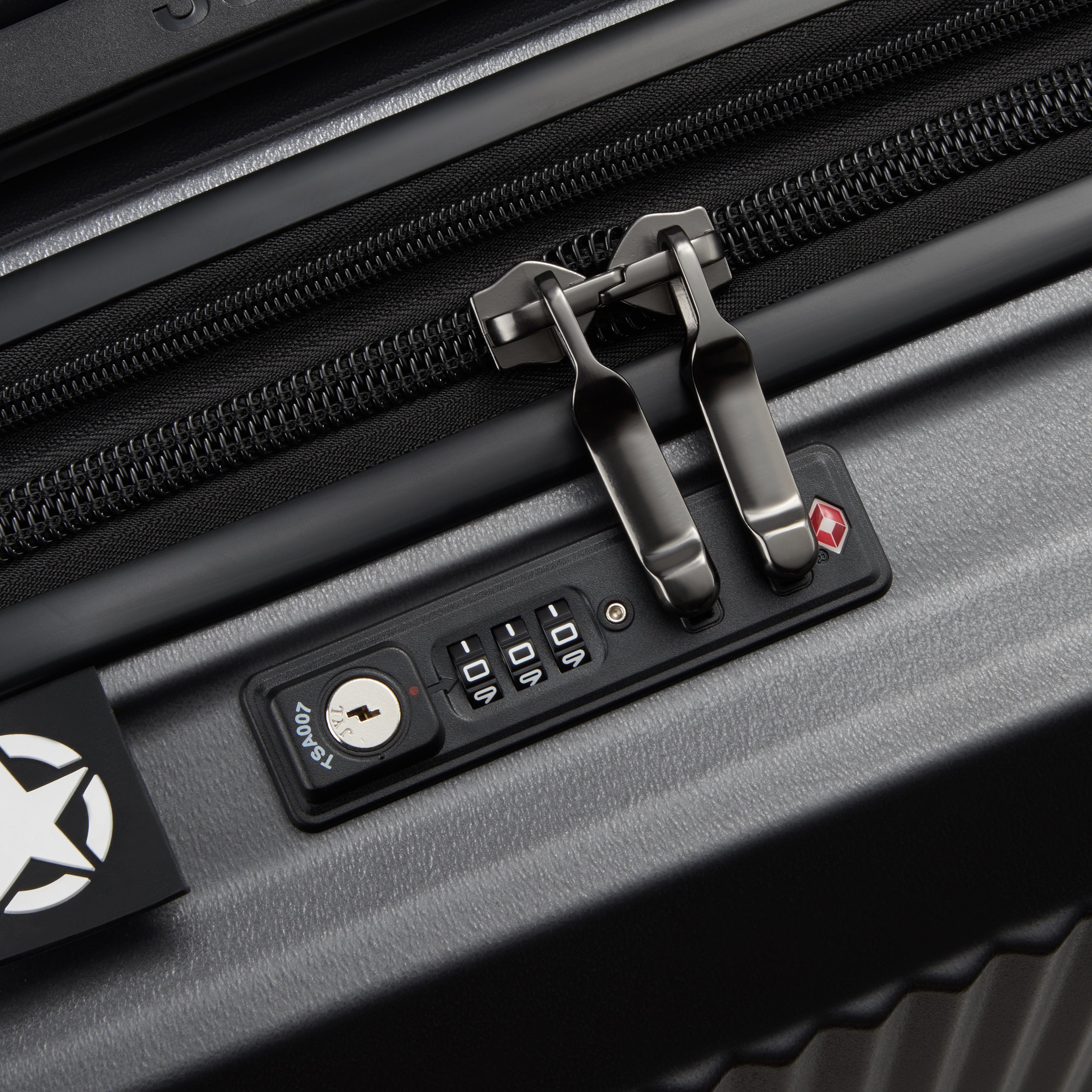 JH001A| Valise Cabine Extensible 58 CM ANTHRACITE