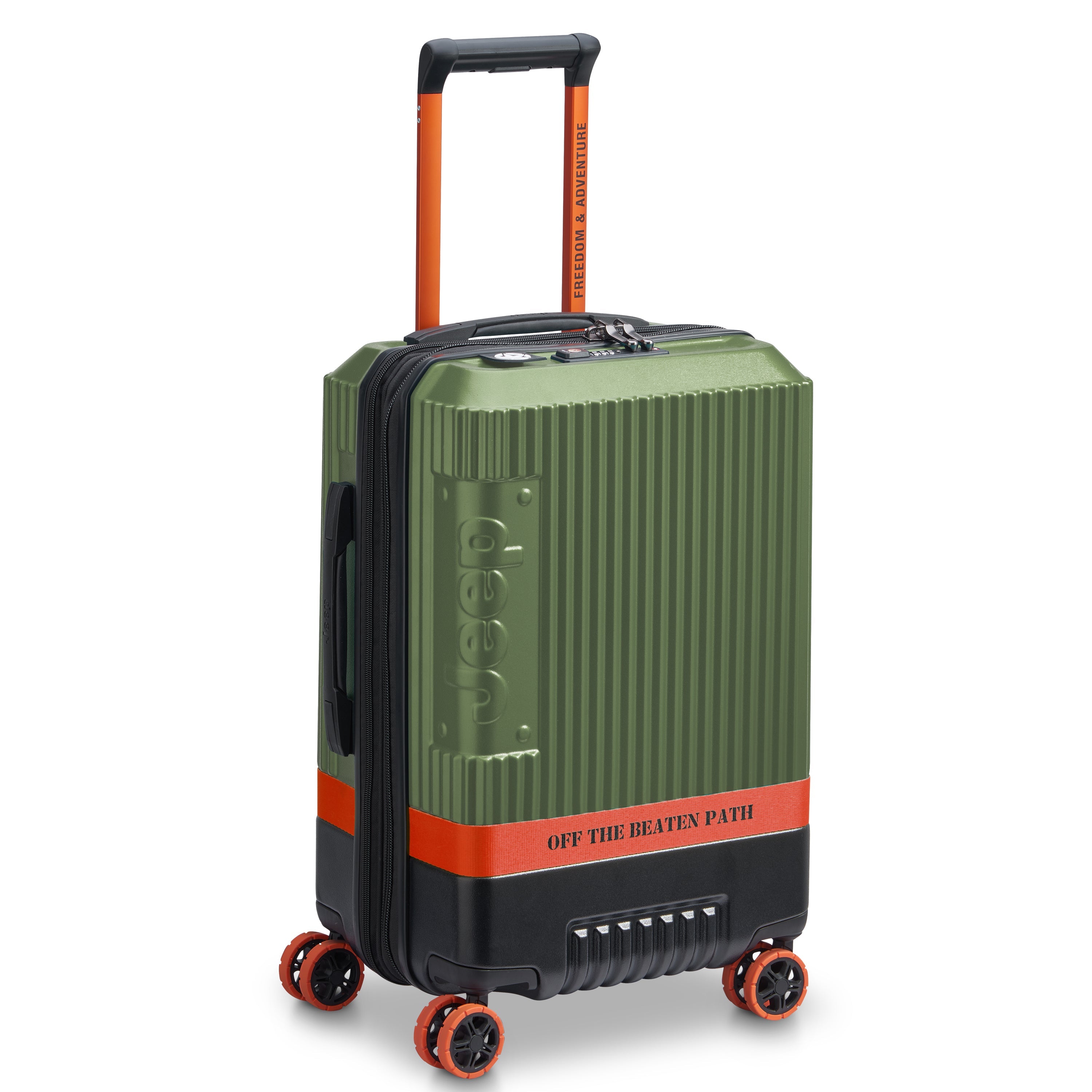 JH001A |  23-Inch Expandable Carry-On Suitcase, Green