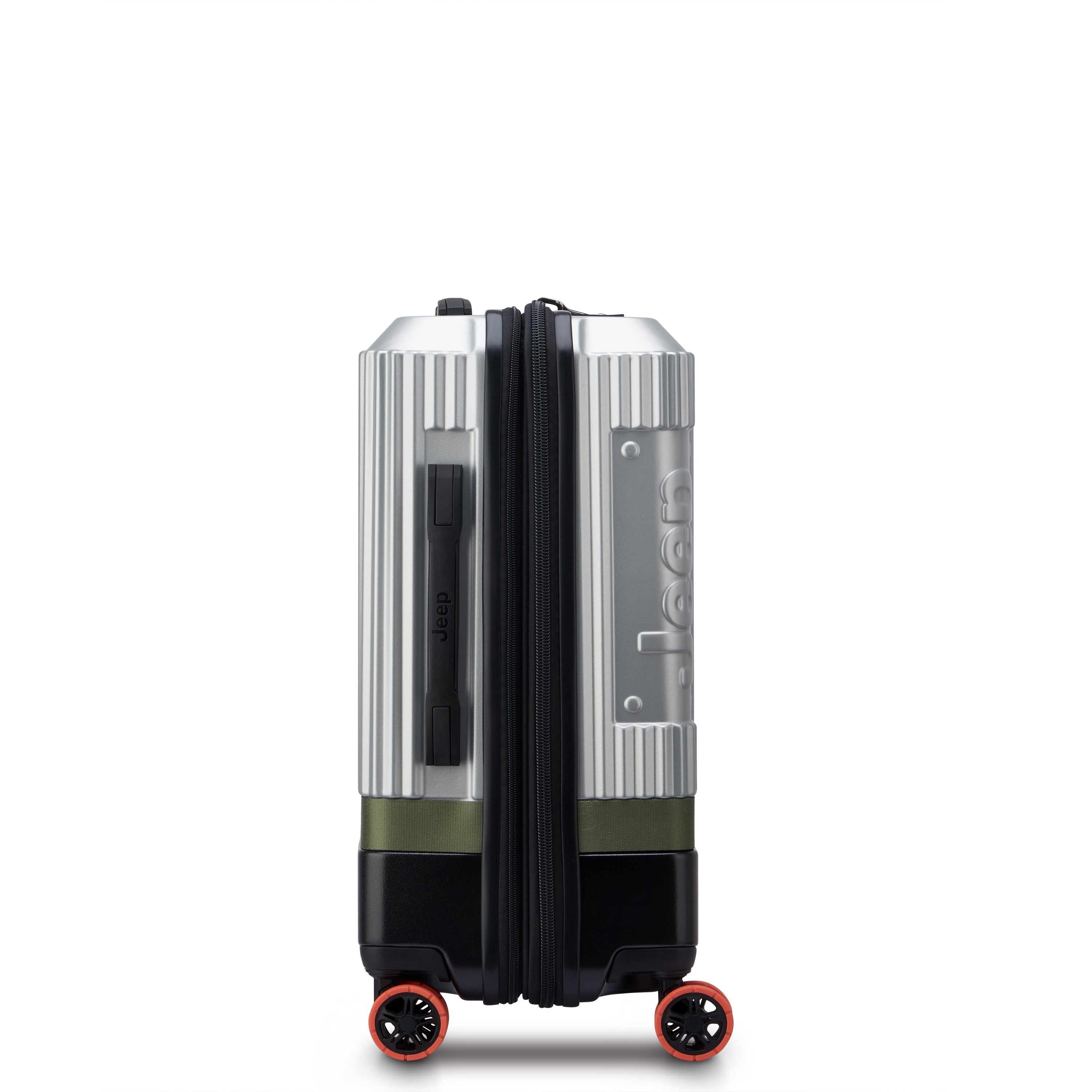 JH001A |  23-Inch Expandable Carry-On Suitcase, Silver