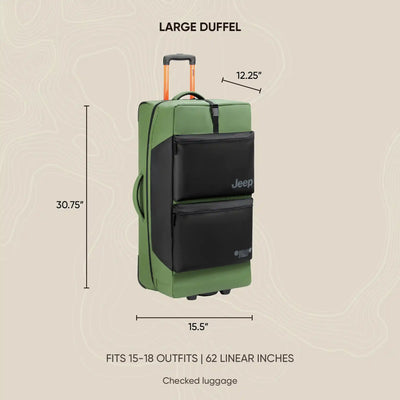 JS006B - 2-Piece Duffel Bag Set