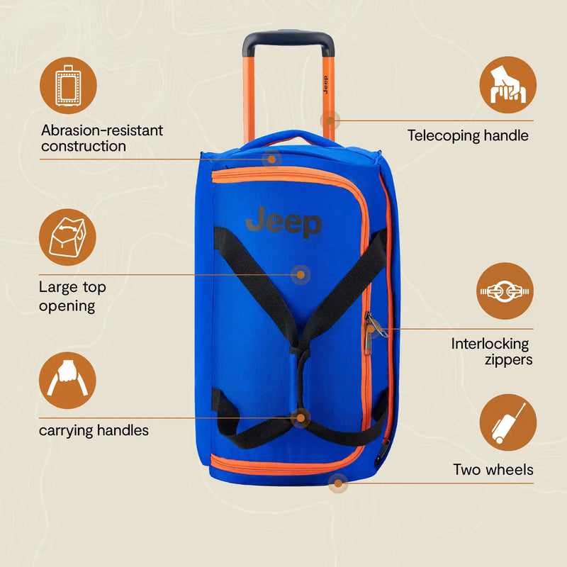 JS009D - Carry-On Rolling Duffle Bag