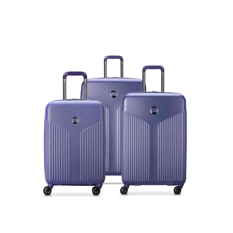 Geo Hardsided Spinner 3-piece Luggage Set Rose Gold