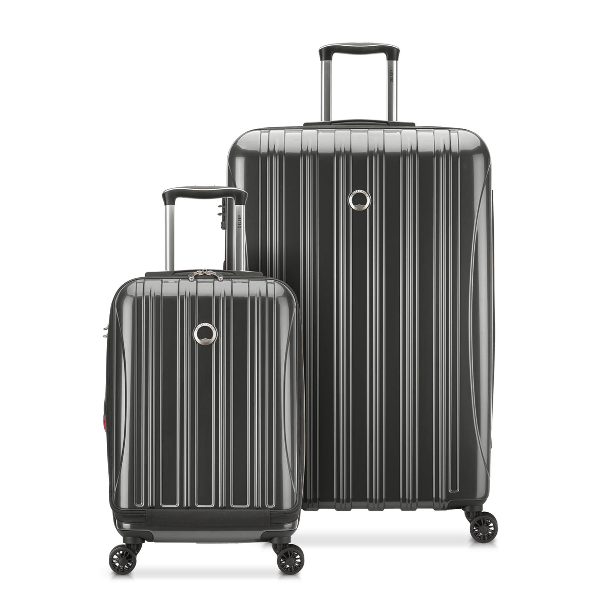 HELIUM AERO | 2-Piece Luggage Set, Metal brushed