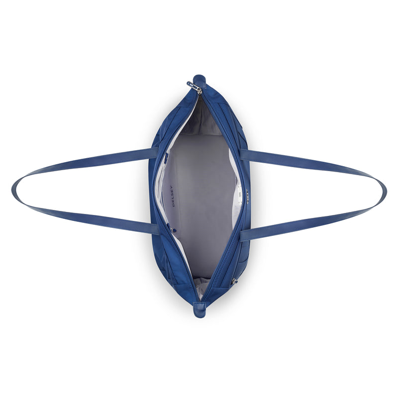 Lacoste Women's L.12.12 Concept Zip Tote Bag Eclipse in Blue